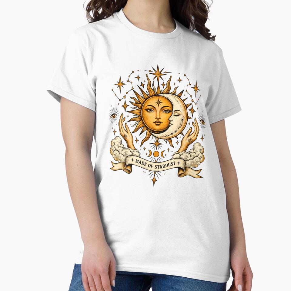 Made Of Stardust Celestial Vintage Astrology Design by gabicoutodesign