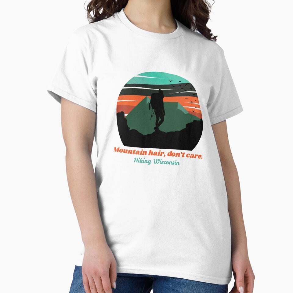 Mountain hair, don't care. Hiking Wisconsin by Ink & Fabric