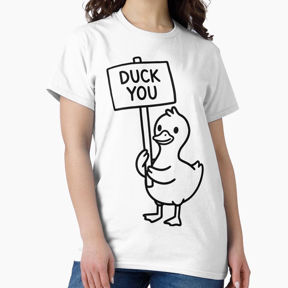 Funny Cute Duck You Sign Pun by seven things shop