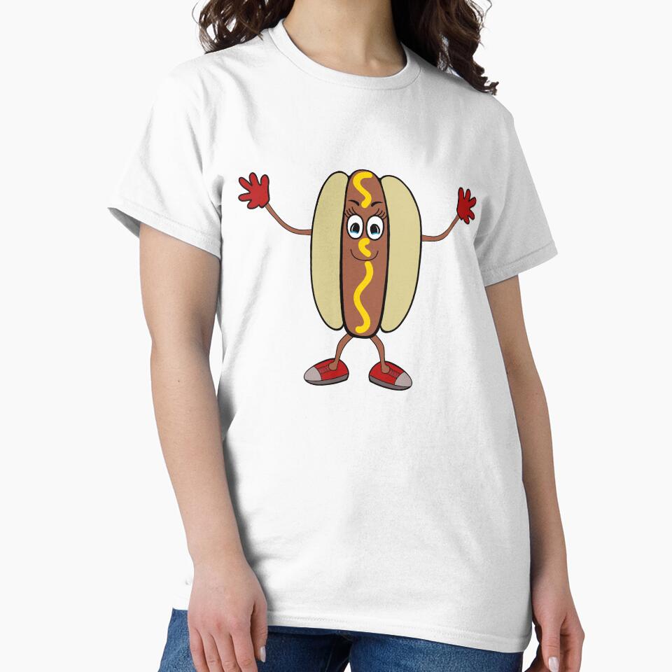 Funny Hot Dog Baseball Game by Sartoris Art