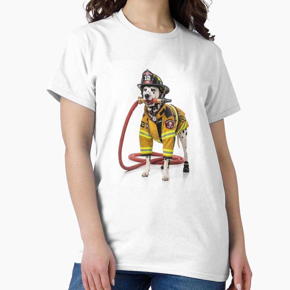 Dalmatian Firefighter Hero by PictoVibe