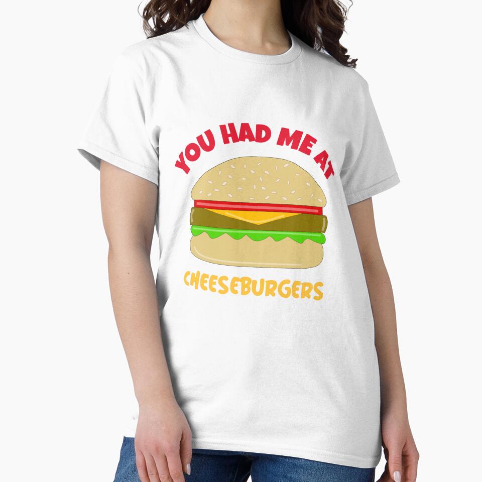 Funny Cheeseburger Burger Lover- by Sartoris Art