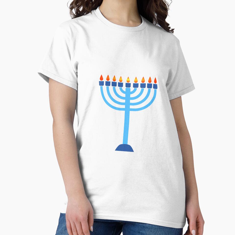 Happy Hanukkah Menorah candles by Inspirationmotivation
