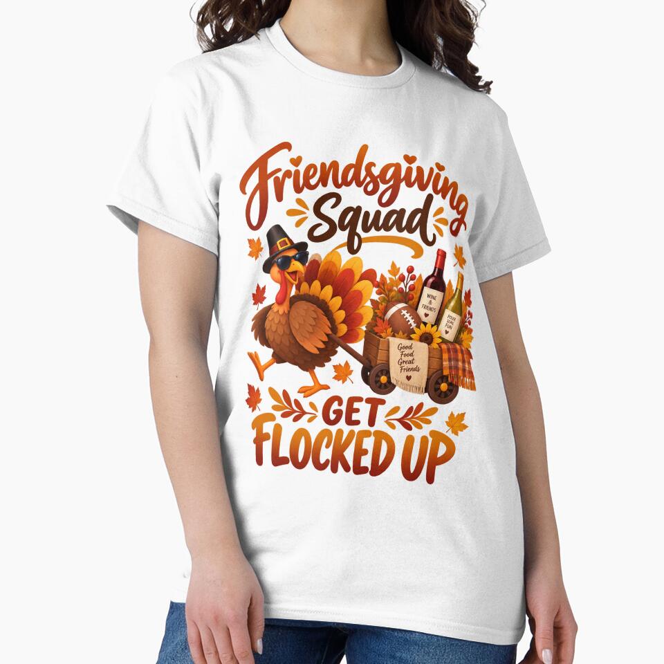 Friendsgiving Squad Get Flocked Up by KireVeronica