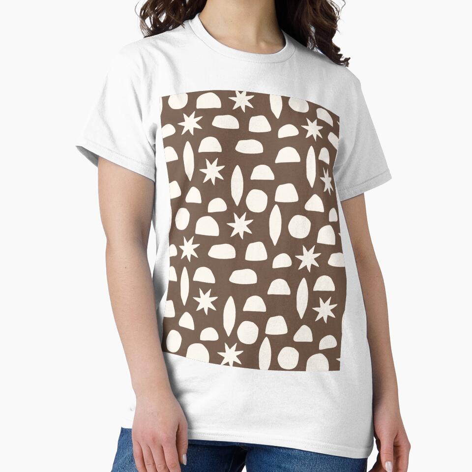 EARTHY BOHO HENRI MATISSE BROWN by blomastudios