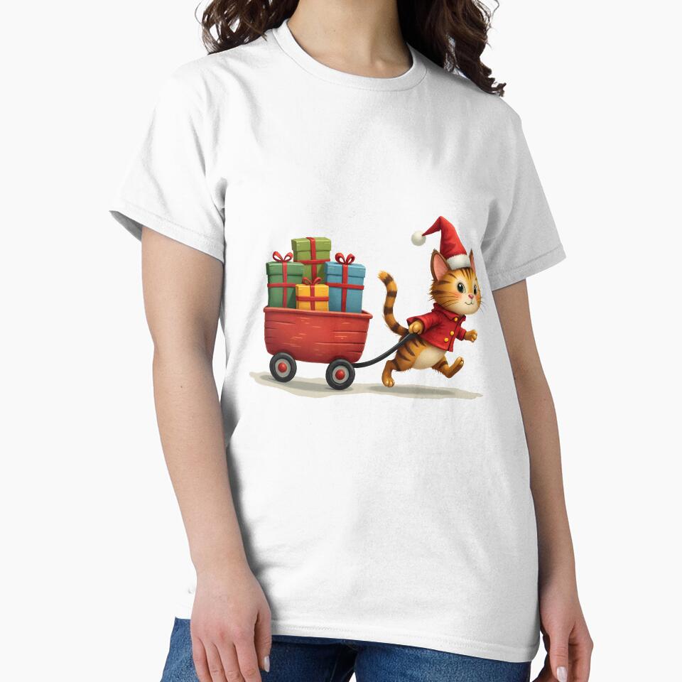 Kitty Christmas Post Office – Christmas Gift Delivery Cat by ArtemisEutopia