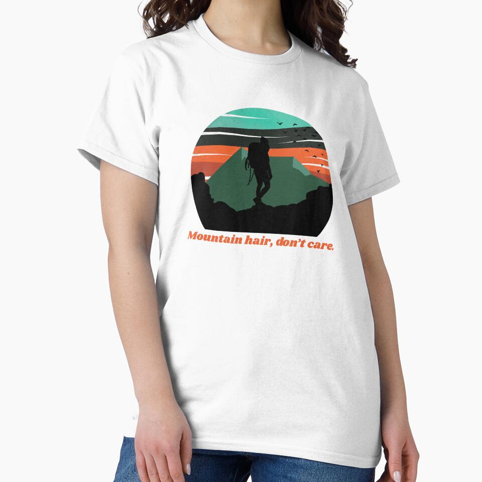 Mountain hair, don't care. by Ink & Fabric