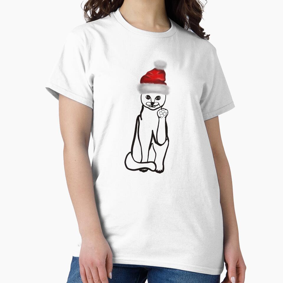 Christmas Lucky Cat by Fauraarts