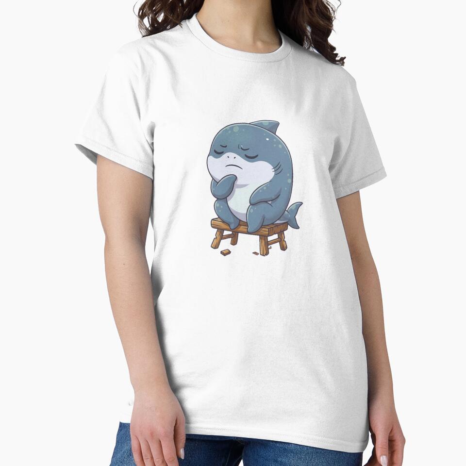 Overthinking Shark by Nature's Chibis