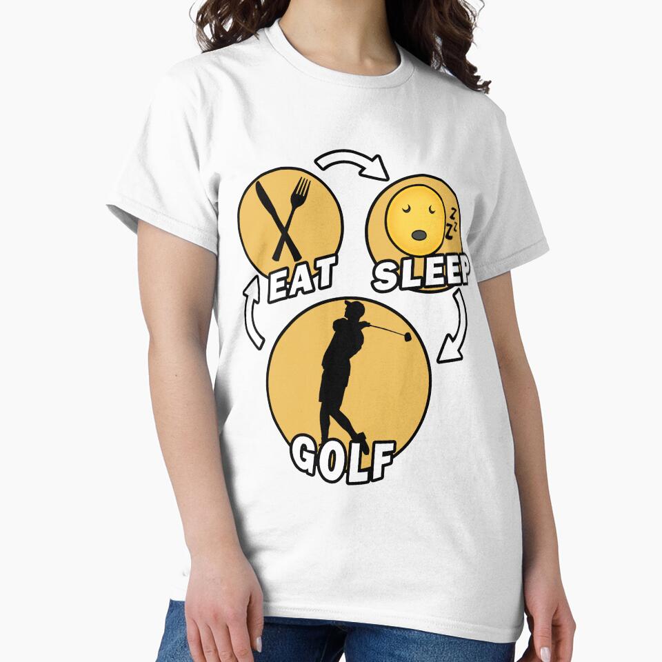 Eat Sleep Golf Repeat by teledesign