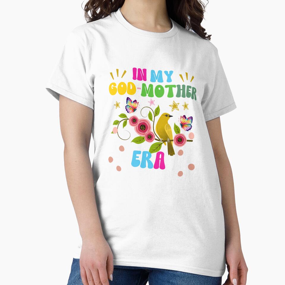 In My God-Mother Era Retro Groovy Colorful Design. by Raise2Shine