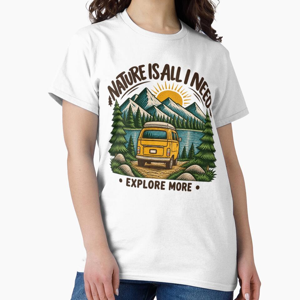 Nature Is All I Need Camper Van Mountain Adventure by teemsa