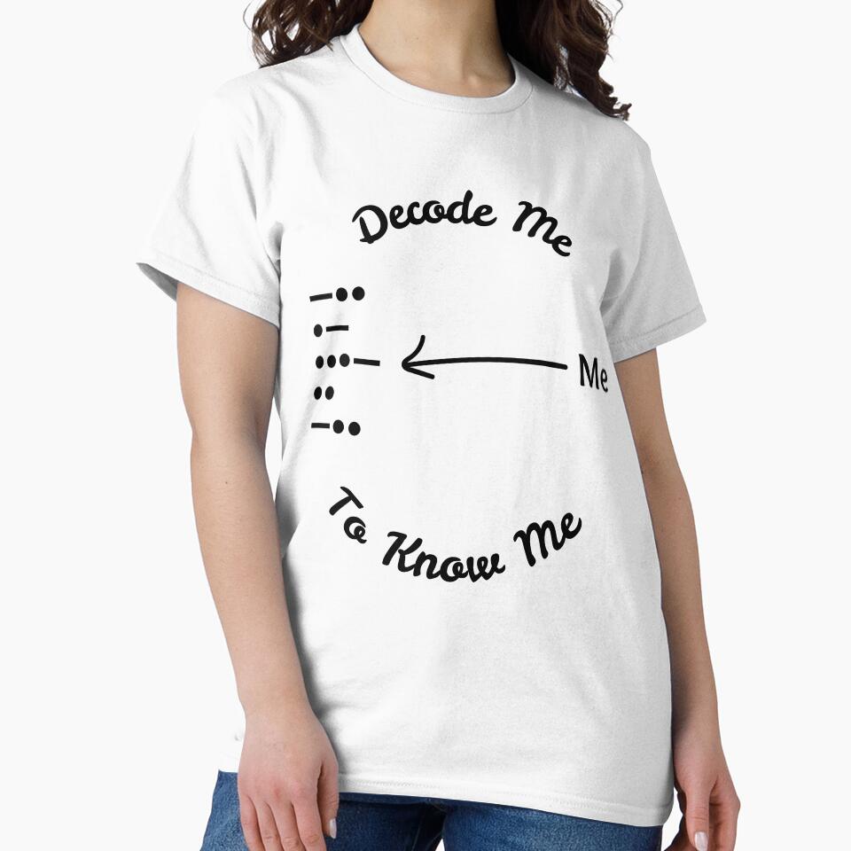 Morse code - David - Decode Me To Know Me by AndysTeeShop