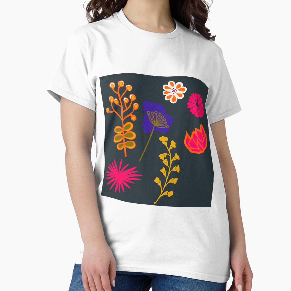 Wildflowers on dark background by BrankaPD