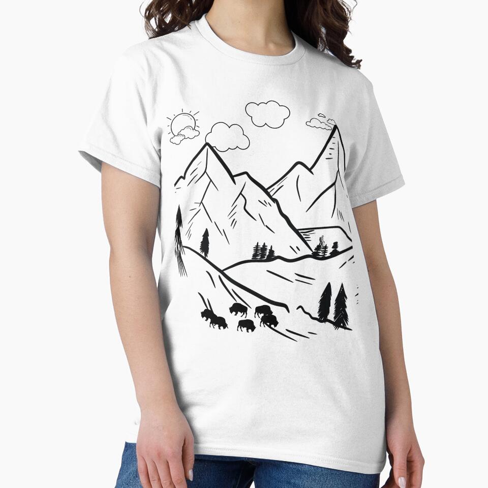 Sunrise in the Mountains by Bison Artistry