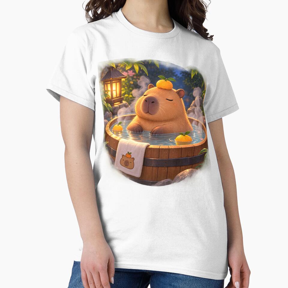 Cozy Capybara Hot Spring Spa by TinyWeird