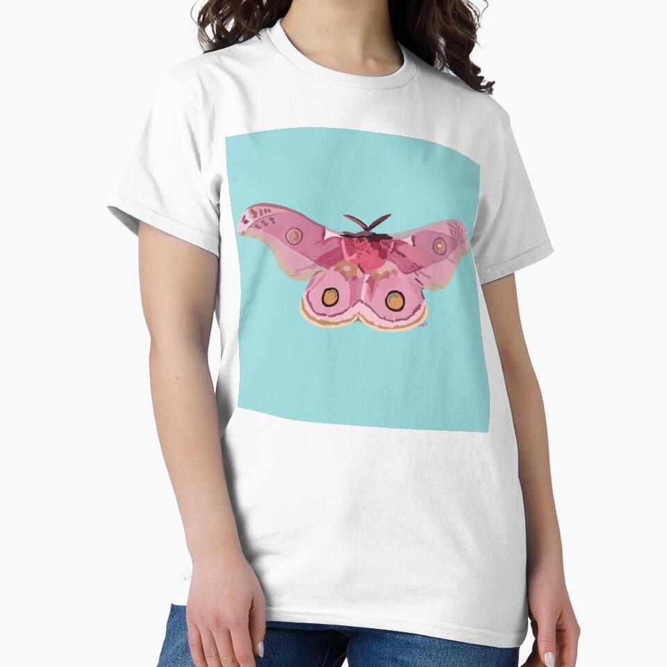 Pink Emperor Gum Moth by CharlieMabon
