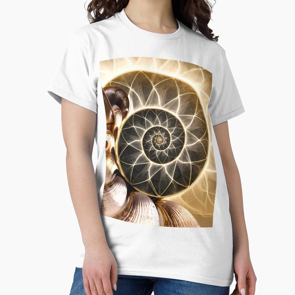 Fibonacci Golden Spiral Sacred Geometry Art by ZetaDream
