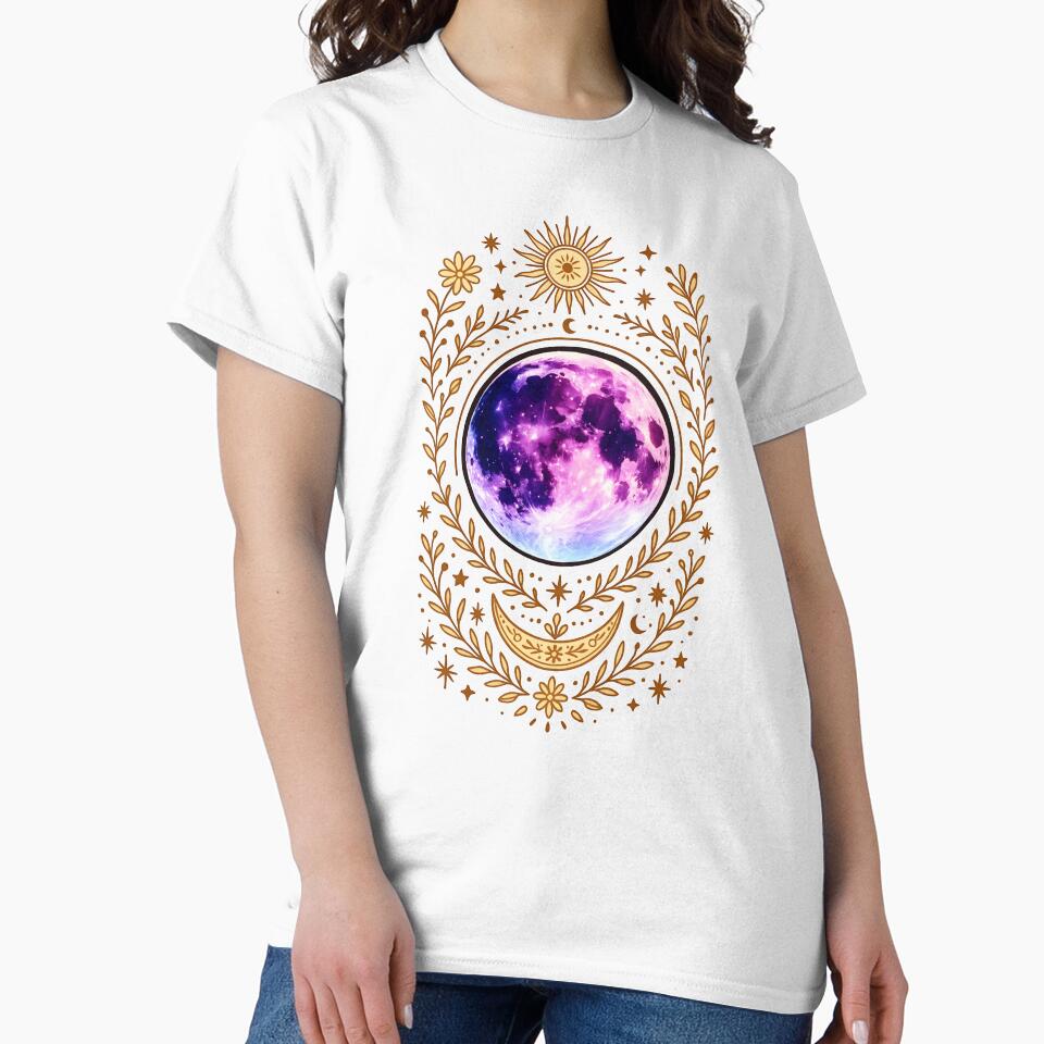 Sacred Lunar Glow - Mystical Celestial Design by Dakson Design - Fantasy Art