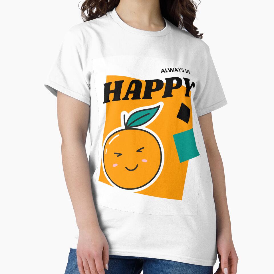 Happy Orange - Always Be Happy by AkithSelling