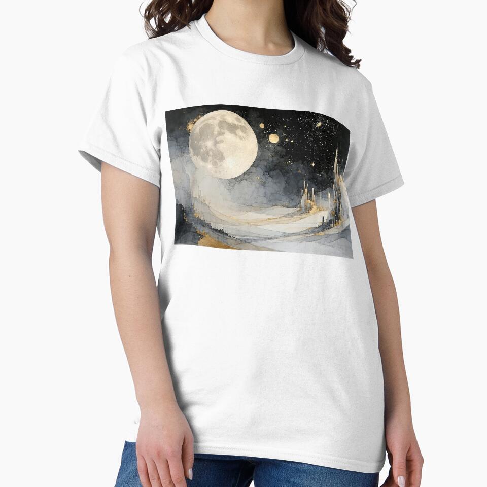 Moonlit Fantasy Cityscape by MaddenFaircroft