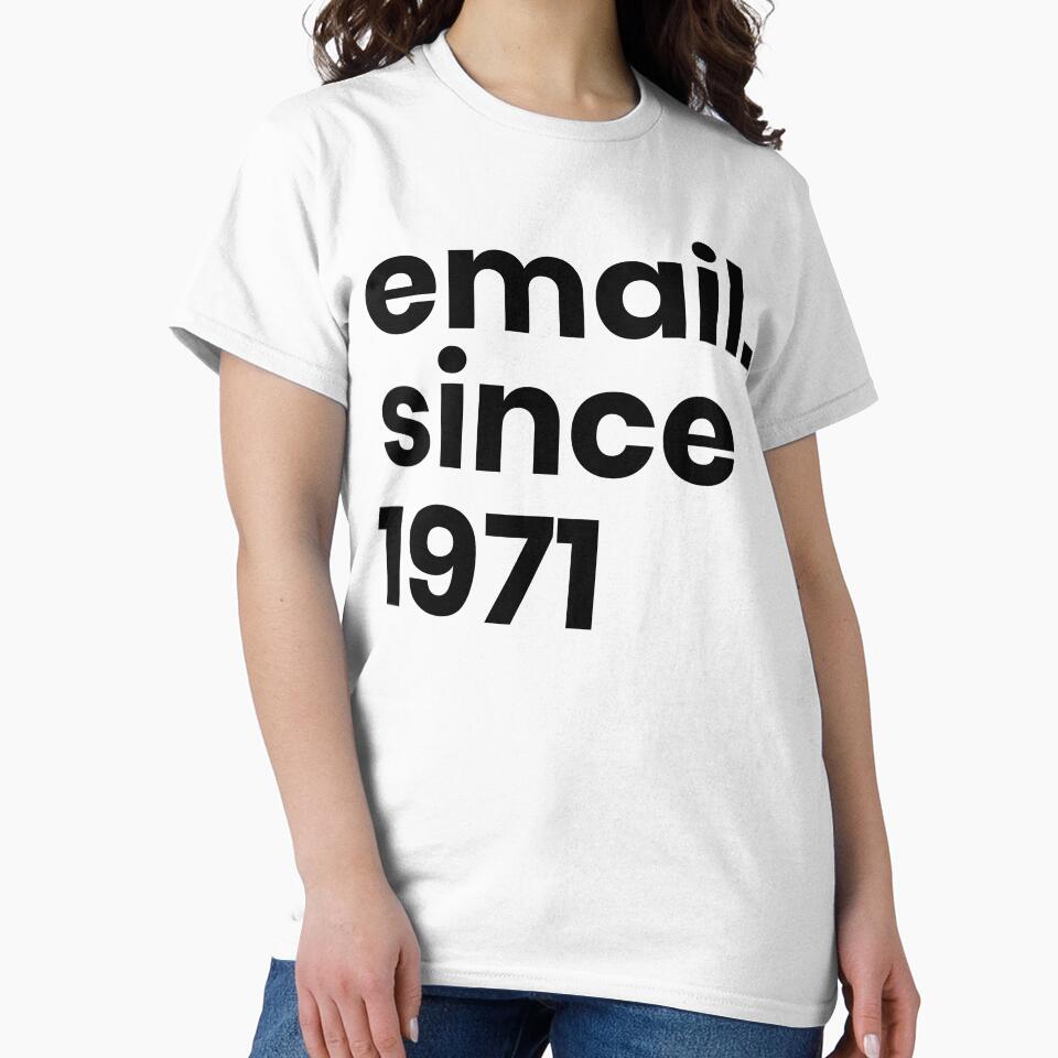 Email Since 1971 Typographic Design by Monocromo Shop
