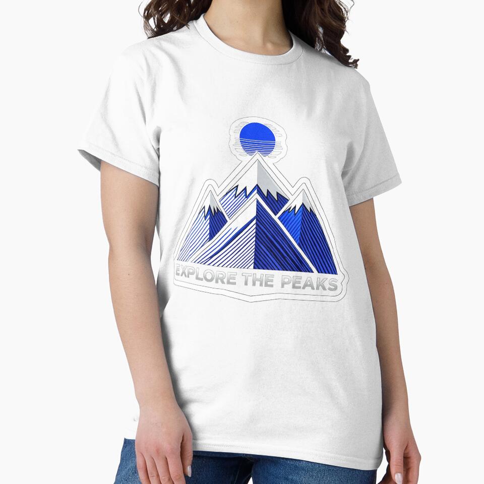 Mountain Adventure Hiking Badge by Chromatic Artistry