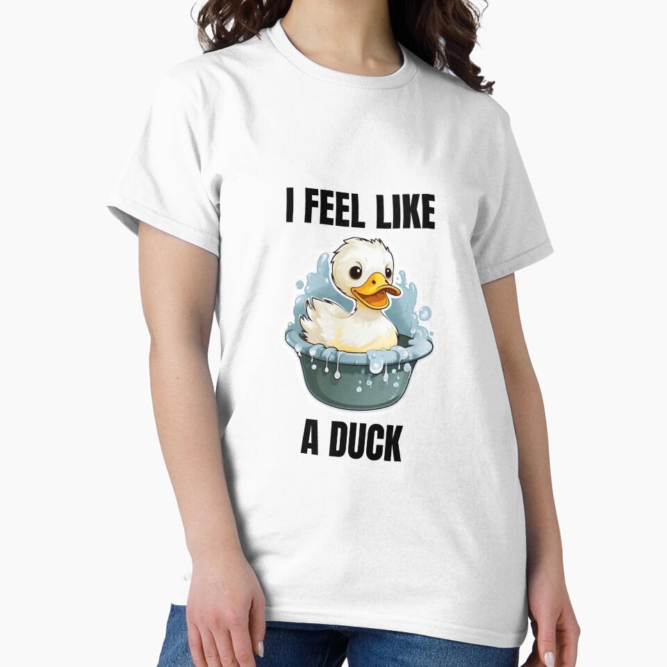 I Feel Like Bathing Duck Cute Comedy Art Animal Bubbles Water Bath by SMARTKIT  DESIGNAGENCY