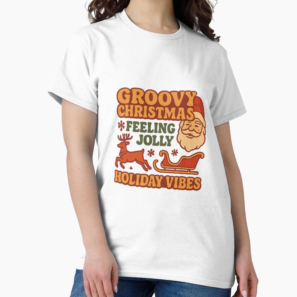 Groovy Christmas – Retro Holiday Vibes by MyVision12