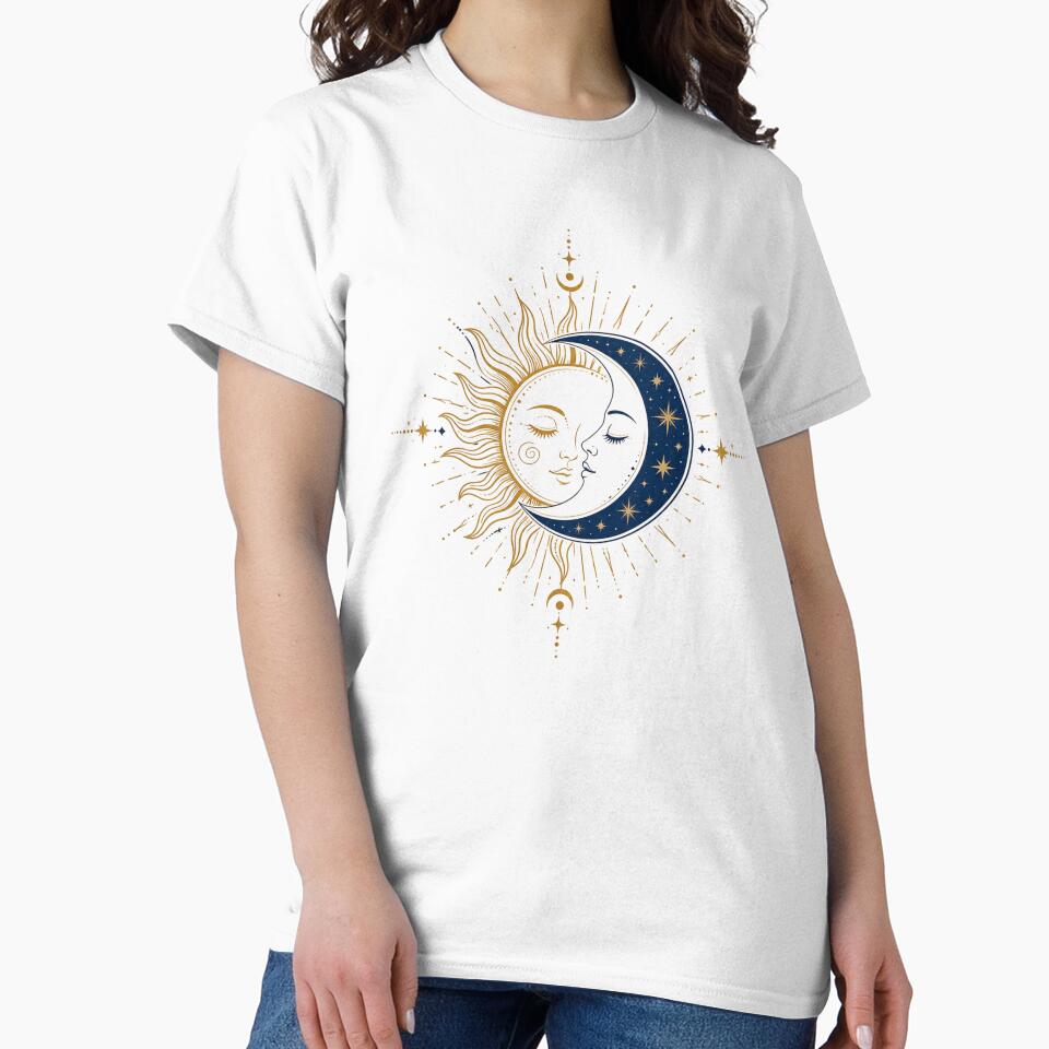 Celestial Sun & Moon Boho Design by 0606PM