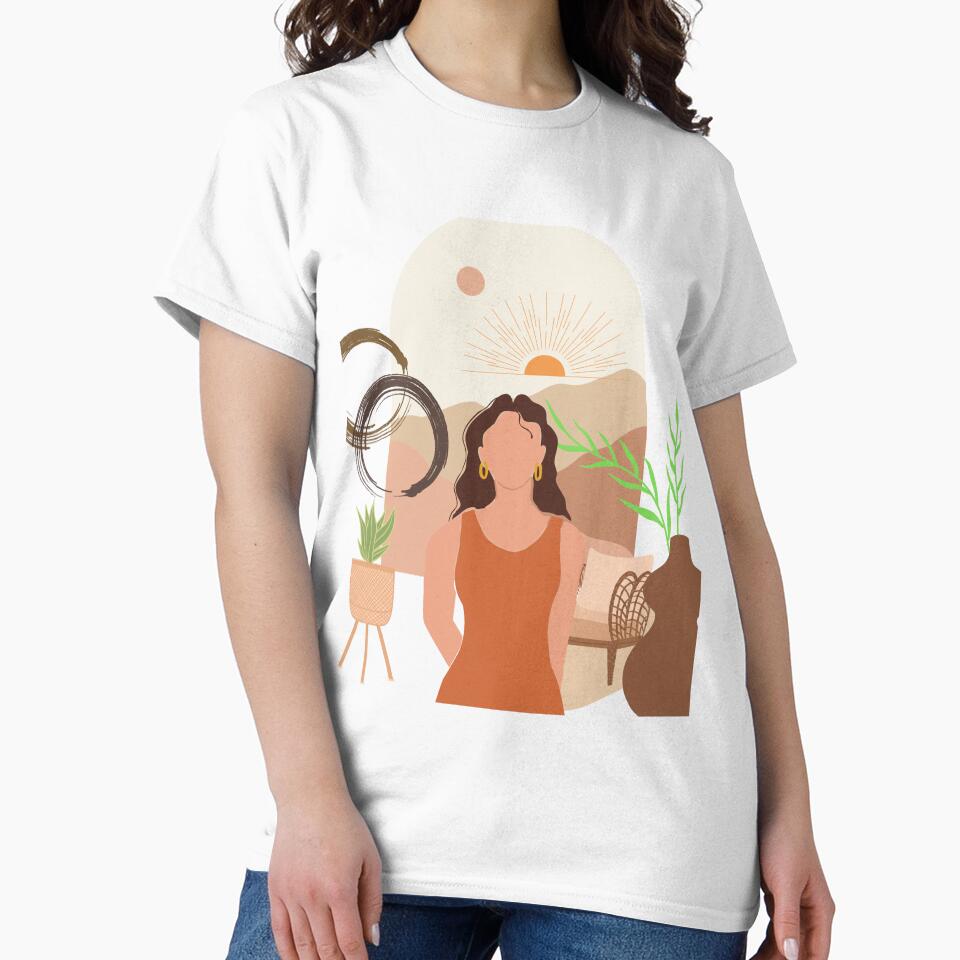 Boho Style Woman Sunshine by ARTCLAYSTO