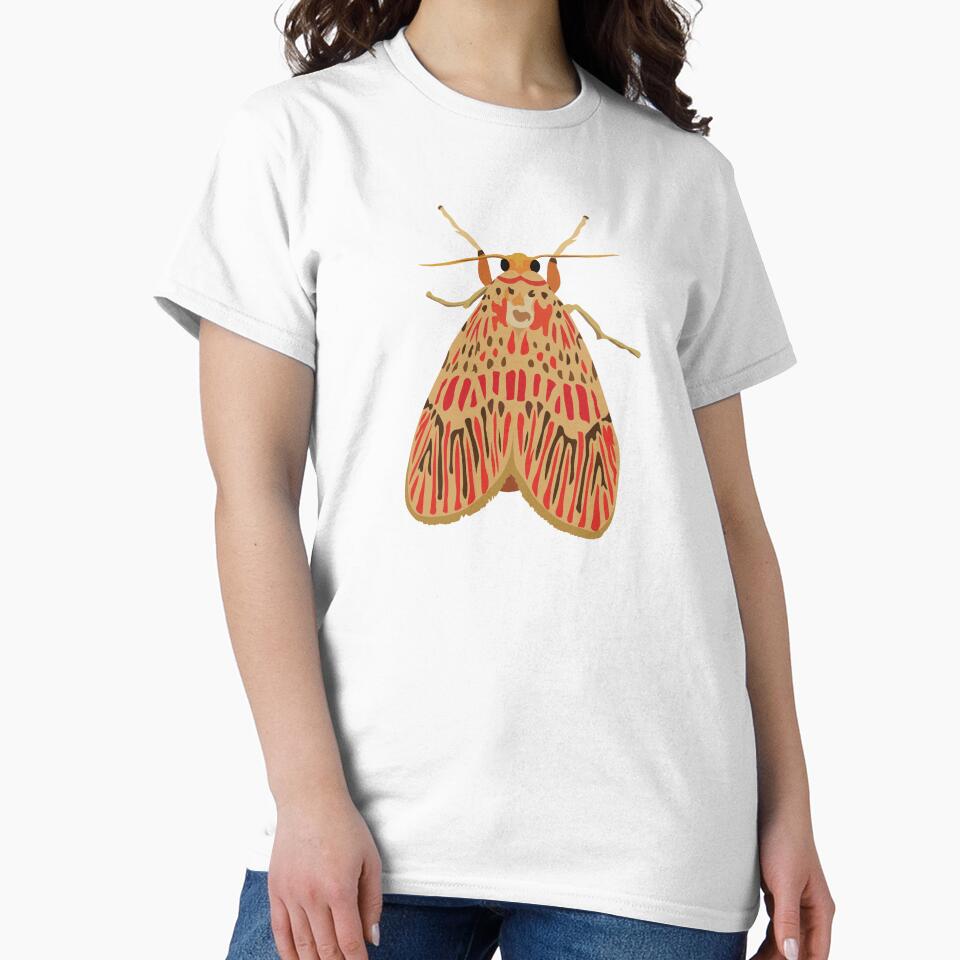 Orange Footman Moth by elmma design