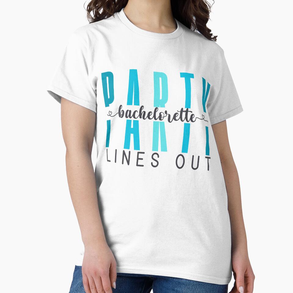 Bachelorette Party Lines Out (Siren) by Whackadoodletee