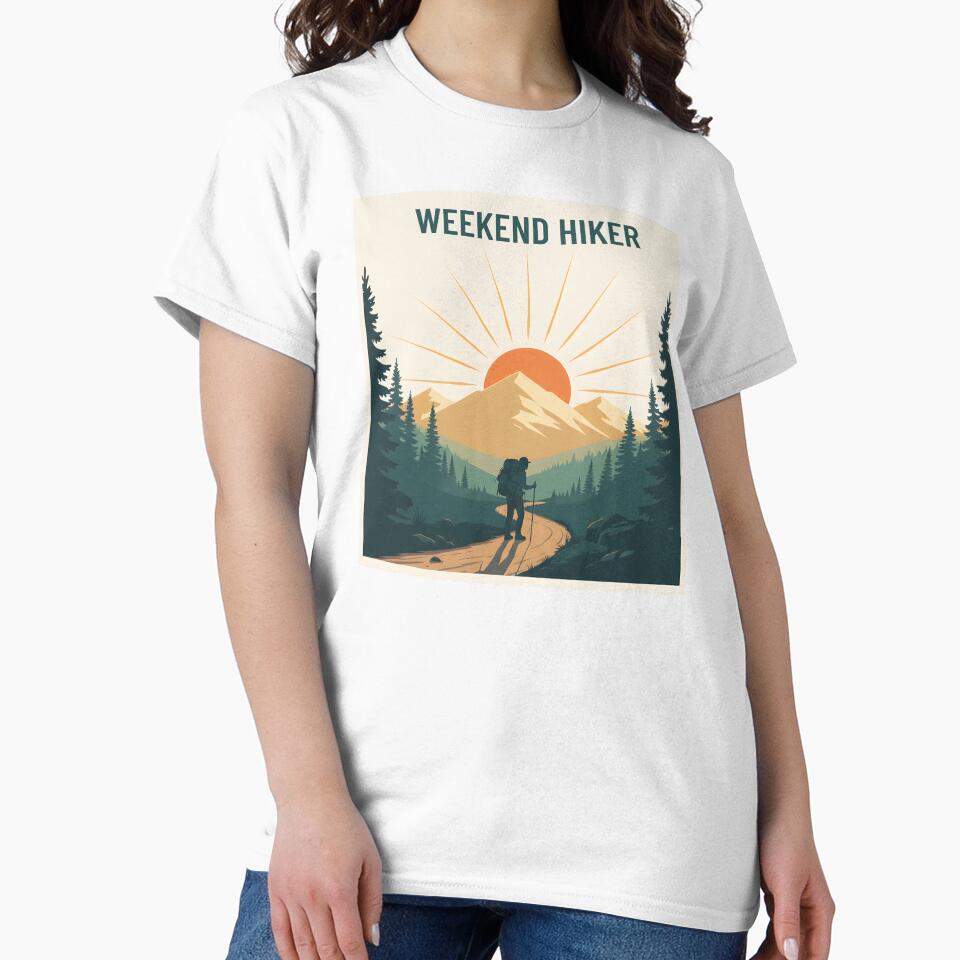 Weekend Hiker Hiking Design by Ink Magic