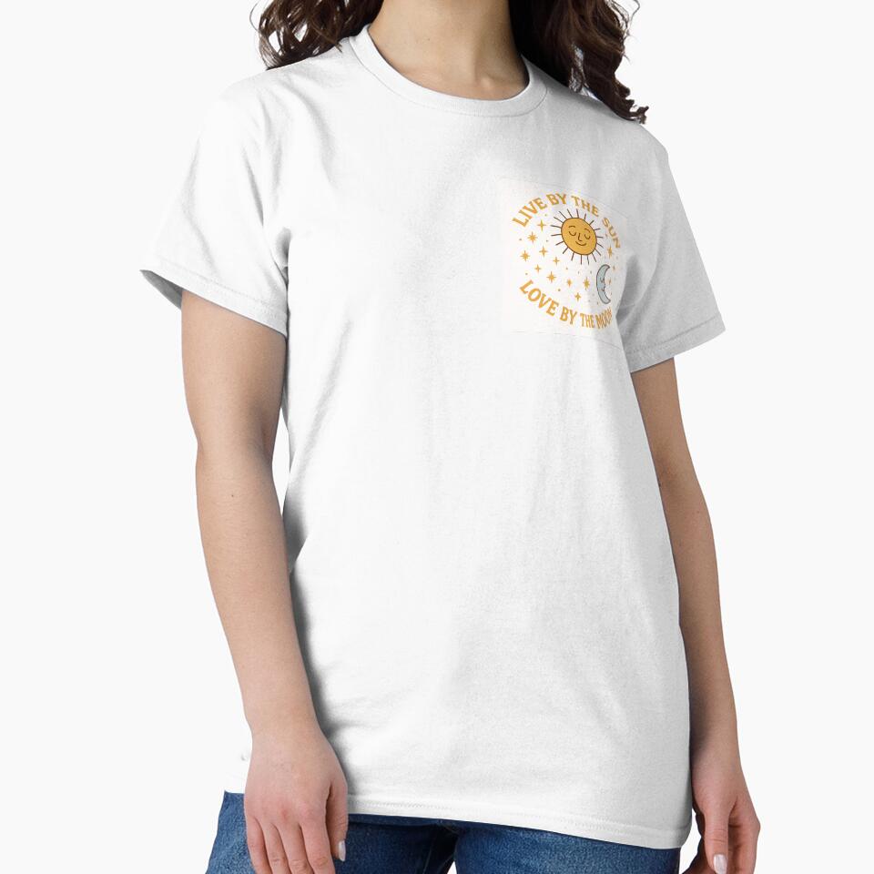 Live by the Sun, Love by the Moon – Cute Celestial Cartoon Style by alexiasmon