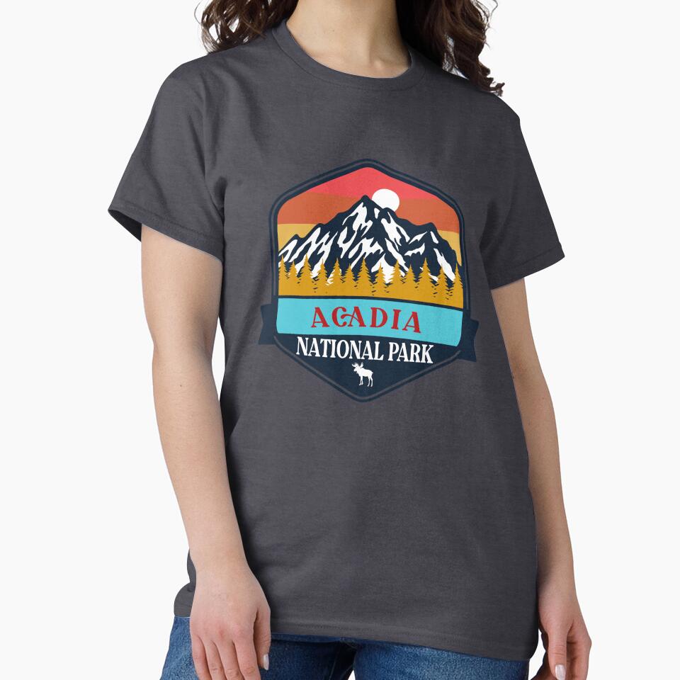 Acadia national Park by Road-tees