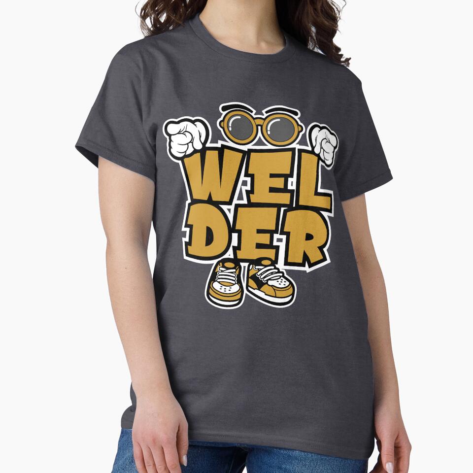WELDER - PROFESSIONS typography Character Bold Funny by NFTWords