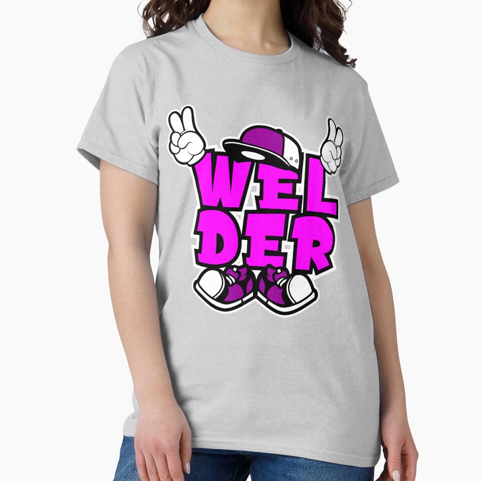 WELDER - PROFESSIONS Design Character Bold Retro by NFTWords