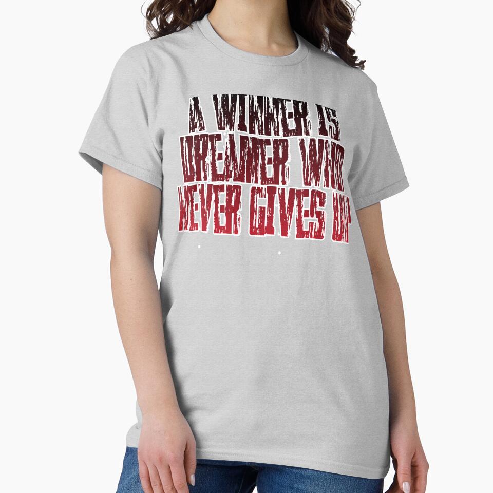 A winner is dreamer who never gives up by sreckov-desig