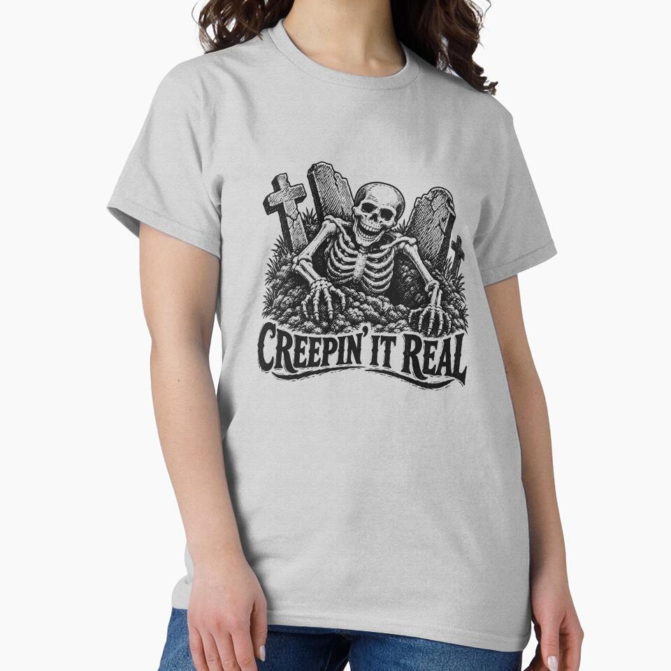 Creepin' It Real (with Black Lettering) by VelvetRoom