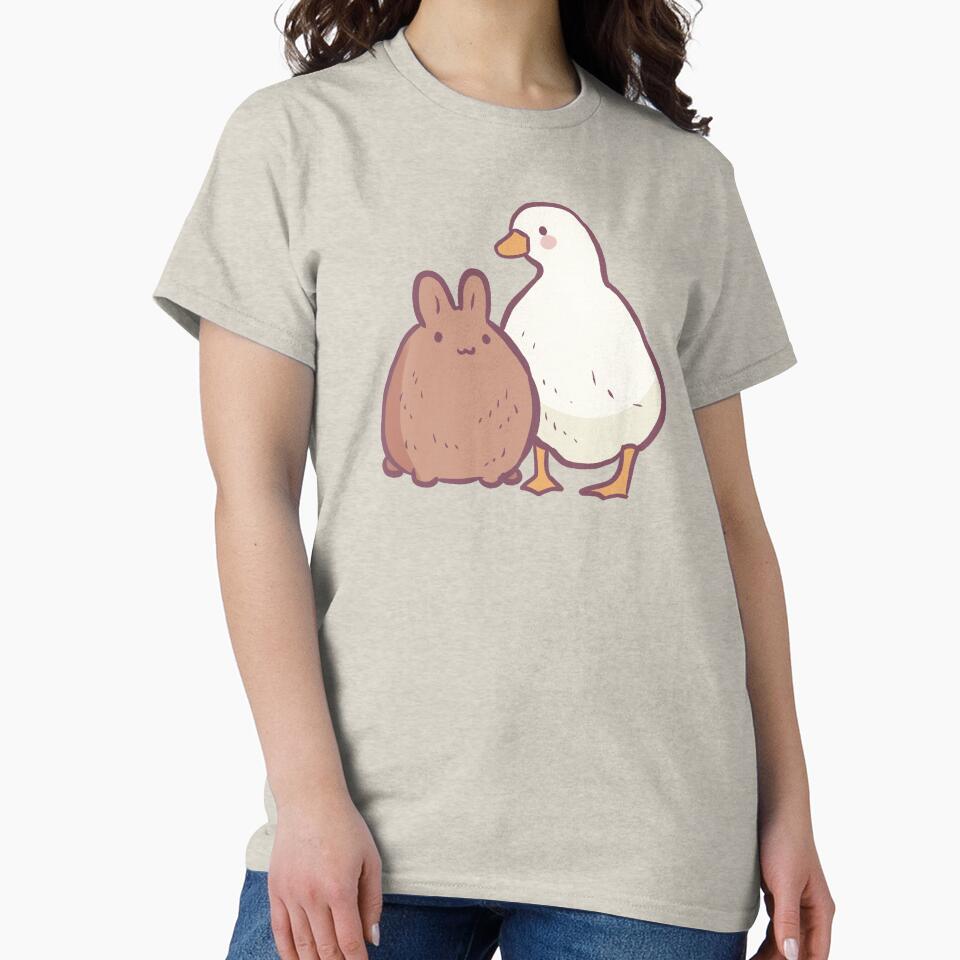 Duck and bunny illustration by Artofmayara