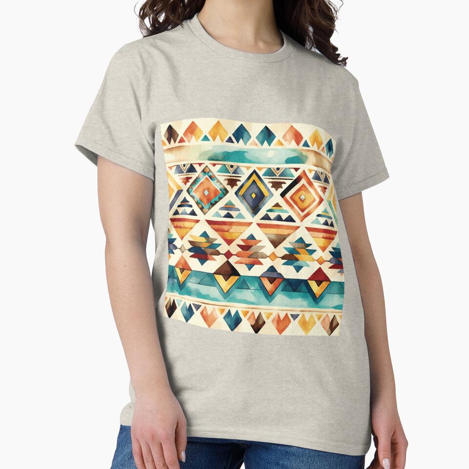 An Aztec Geometric Southwestern Design - Boho Chic Patterns by GVRDesign