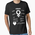 Venus Planet Astrology Symbol Horoscope (Dark Version) by ZODIARA