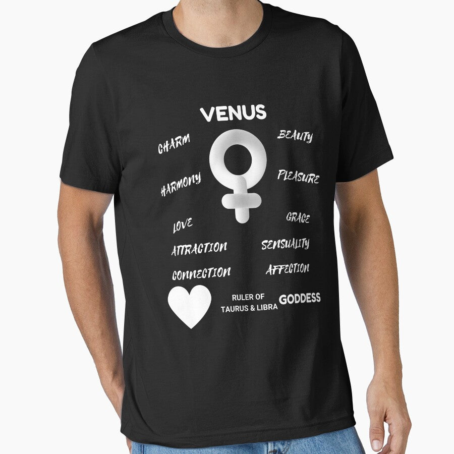 Venus Planet Astrology Symbol Horoscope (Dark Version) by ZODIARA