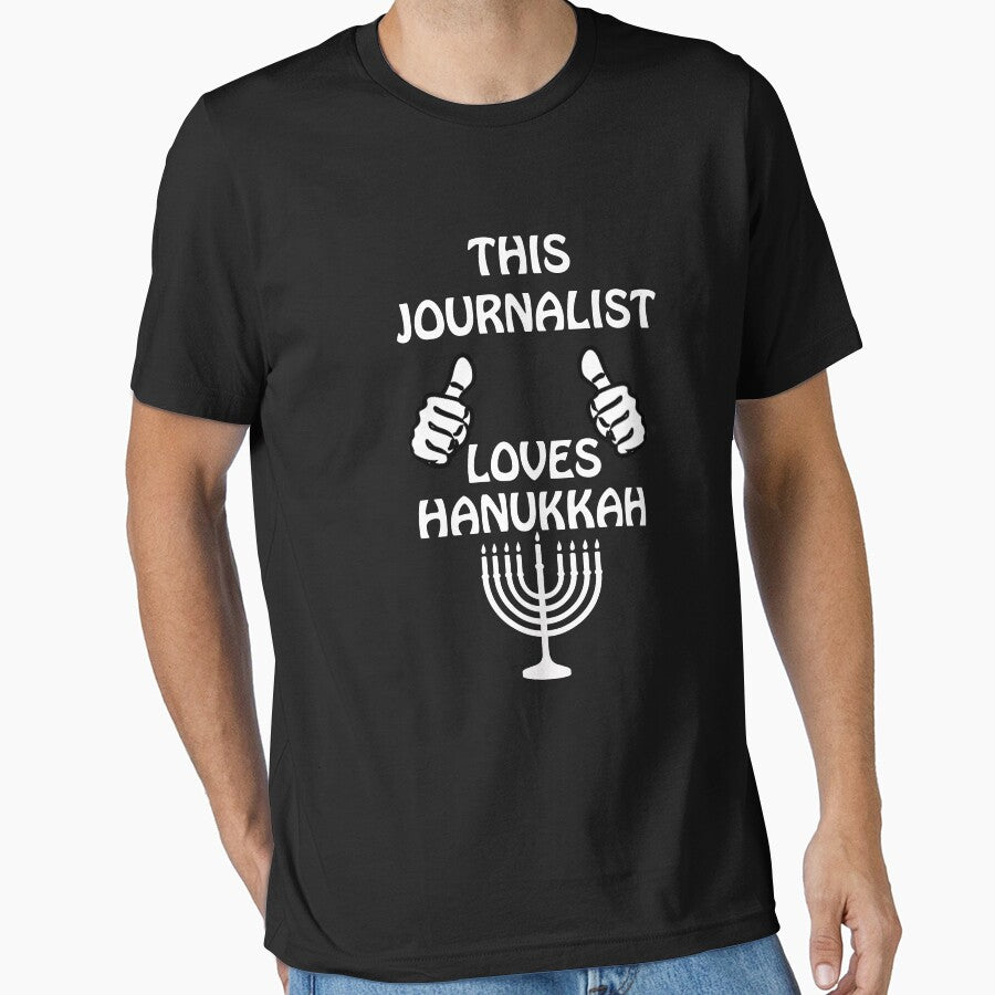 Journalist Hanukkah funnyshirt by drimel