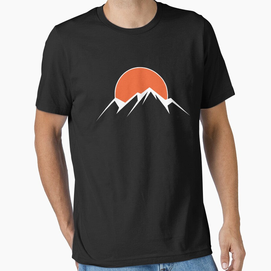 Mountain Minimal Sunset by ind3finite