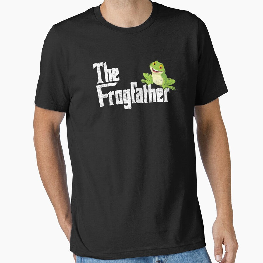 The Frog Father Distressed Funny Frog Catcher by niftee