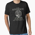 Clan Anderson crest Scottish surname tartan Thistle vintage by Clan1093