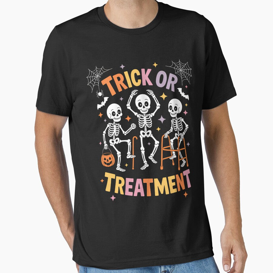 Physical Therapy Therapist Halloween Skeleton by CookWorldLaughs