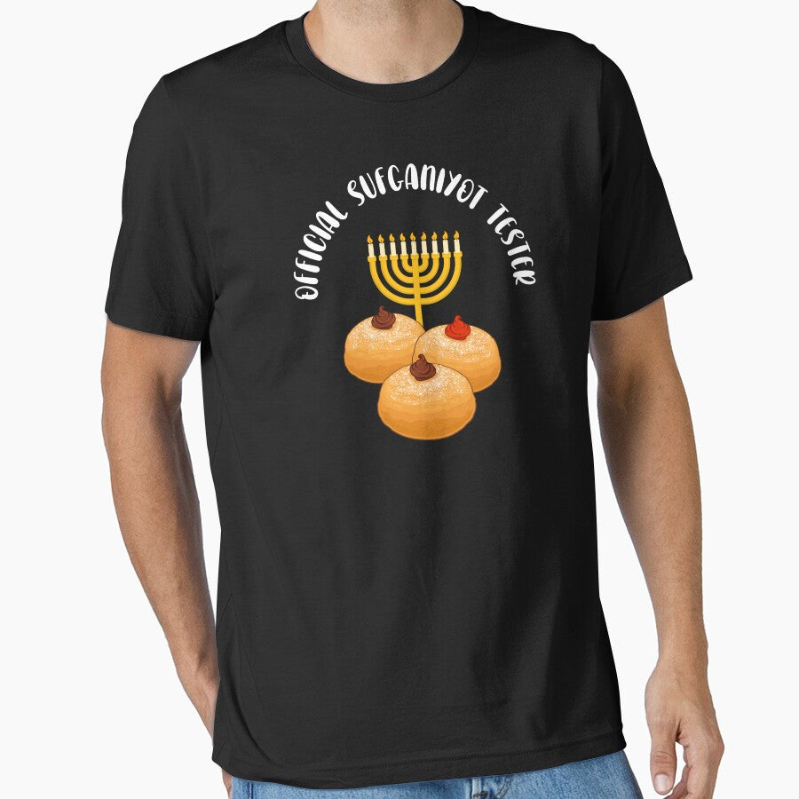 Hanukkah Menorah Official Tester Sufganiyot graphic by jakehughes2015